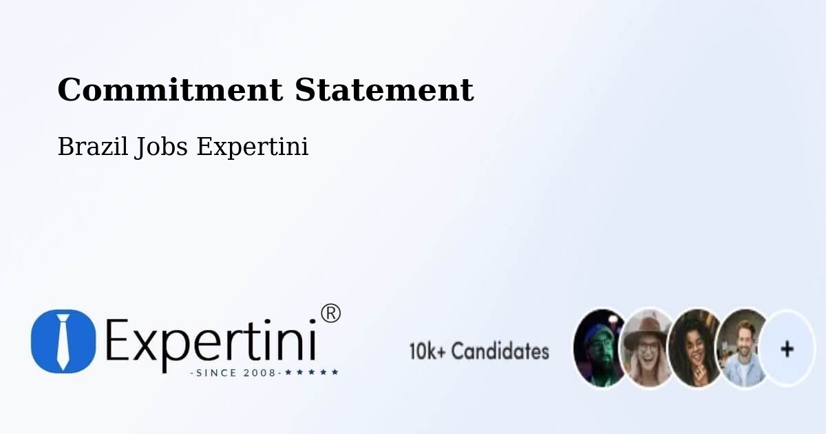Corporate Commitment – Água Branca - Brazil Jobs Expertini